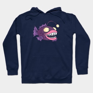 Colorful Anglerfish Cartoon Hoodie